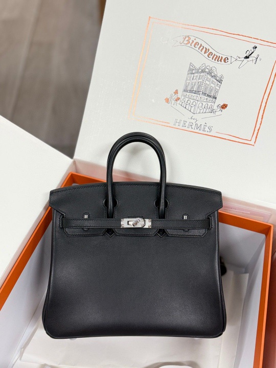 Hermes Birkin 25 Swift 89 Noir PHD